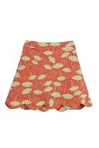  Coral Floral Skirt