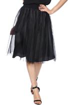  Black Tulle Skirt