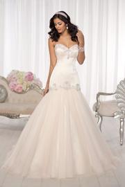  Beaded Dropwaist Gown