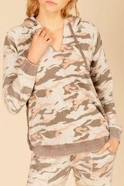  Side-lace Camo Hoodie