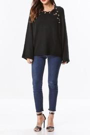 Hooded Bell Sleeve Top