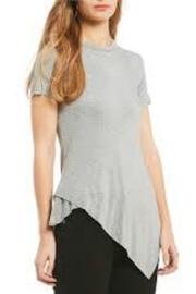  Striped Asymmetrical Tee