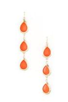  Orange Dangle Earrings
