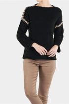  Whipstitch Shoulder Sweater