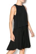  Crepe Pleat Dress