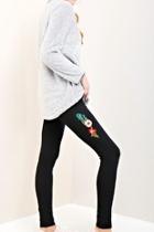  Embroidered Casual Leggings