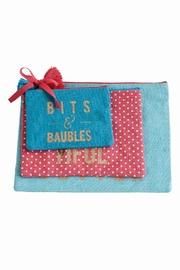 Jute Makeup Case Set