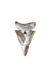  Oyster Garnet Pendant