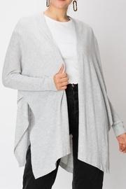  Greay Open Cardigan
