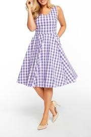  Lavender Gingham Dress