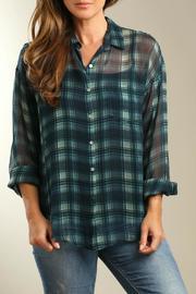  Teal Plaid Shirt