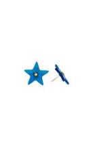  Blue Acrylic-star Earrings