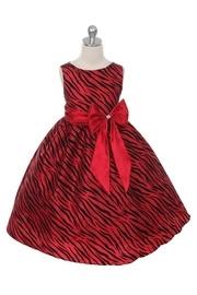  Zebra Bow Dress