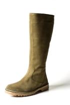  Tall Green-suede Boot