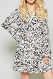  Leopard Silky Dress
