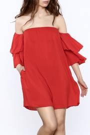  Bright Red Swing Dress