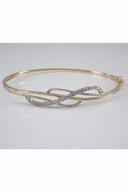  Yellow Gold 1.25 Ct Diamond Bangle