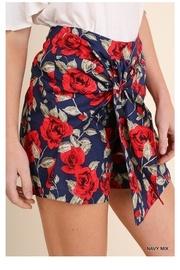  Rose Print Skort