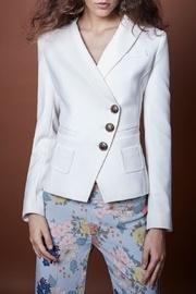  White Wrap Blazer
