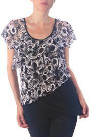  Lace Ruffle Top