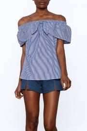 Blue Pinstripe Samantha Top