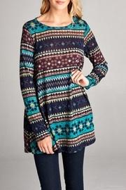  Tribal Print Tunic