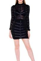  Studded Mesh Dress