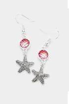  Starfish Dangle Earrings