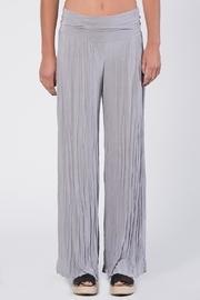  Silver Grey Crinkle Pants