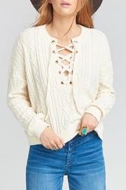  Joey Lace-up Sweater