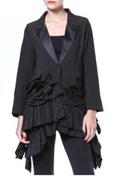  Multi Textured Statement Blazer