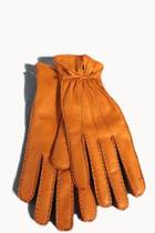  Orange Leather Gloves