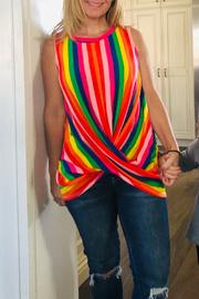  Rainbow Top Cris Cross Front