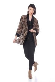  Cheetah Velvet Cardigan