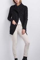  Leeloo Textured-stitch Cardigan