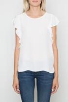  Flounce Sleeve Tee