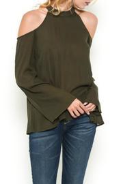  Olive Shoulder Blouse