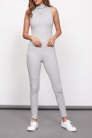  Grey Ribbed Leggings