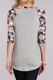  Baseball Floral Tee
