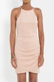  Suede Tulip Dress