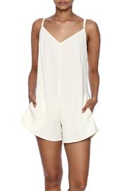  Ivory Spaghetti Strap Romper