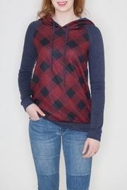  Quilted Checkered Hoodie