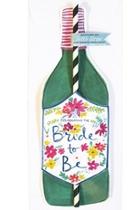  Bride Wine-straw Card