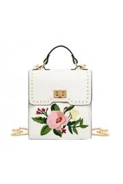  White Floral Crossbody