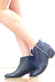 Lux Clothing Black Booties