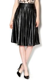  Midi Leather Skirt