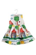  Whimsical-print Drawing Dress