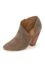  Suede Cutout Bootie