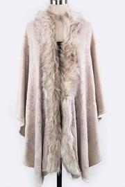  Fur Lapel Shawl