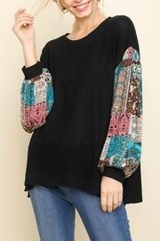  Paisley Puff Top